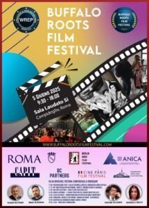 Locandina Buffalo Roots Film Festival 2025, Sala Laudato Si, Campidoglio